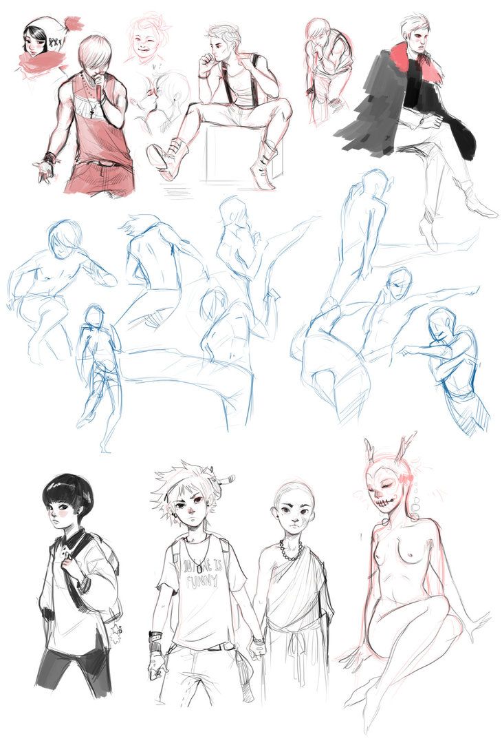 730x1095 Warning! Nipples This Is A Tutorial On How I Draw The Male Body - Warning Drawing