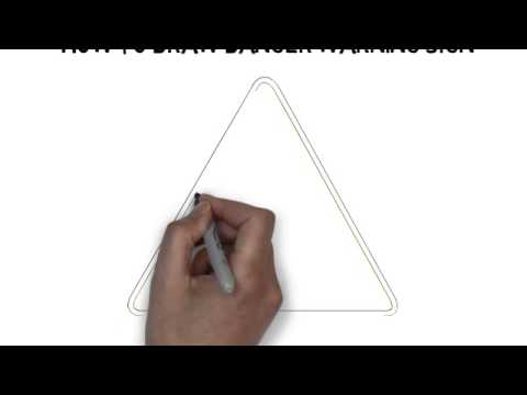 480x360 how to draw danger warning sign - Warning Drawing