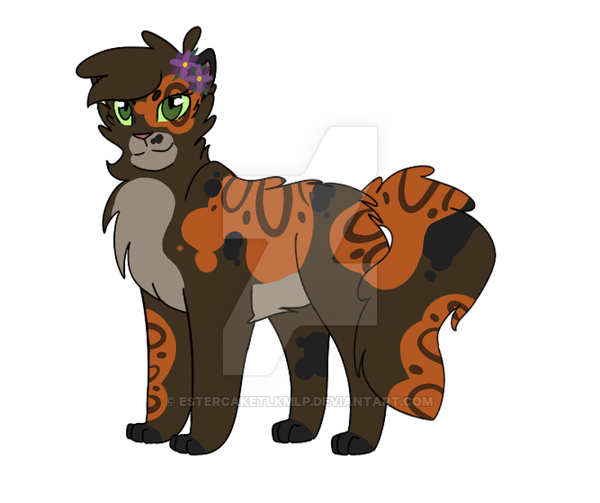 600x503 Warrior Cats Draw Painted Leaf - Warrior Cat Drawings