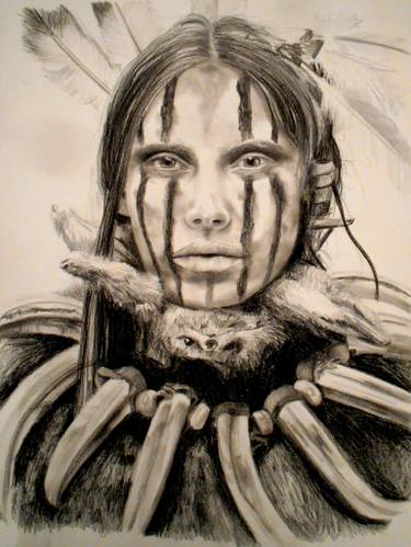 375x499 Warrior Drawing - Warrior Drawing