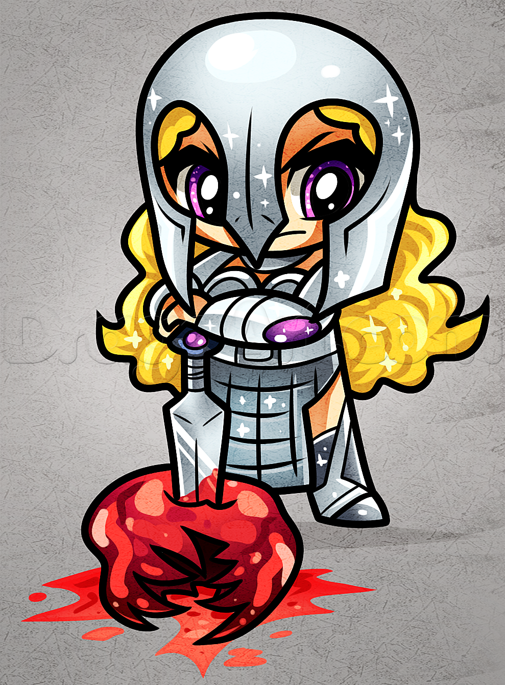 989x1342 How To Draw A Warrior Girl, Step - Warrior Girl Drawing