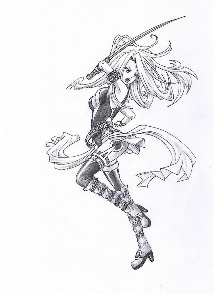 762x1048 Warrior Girl - Warrior Girl Drawing