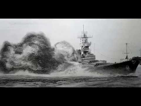 480x360 how to drawbattleship uss iowa - Warship Drawing
