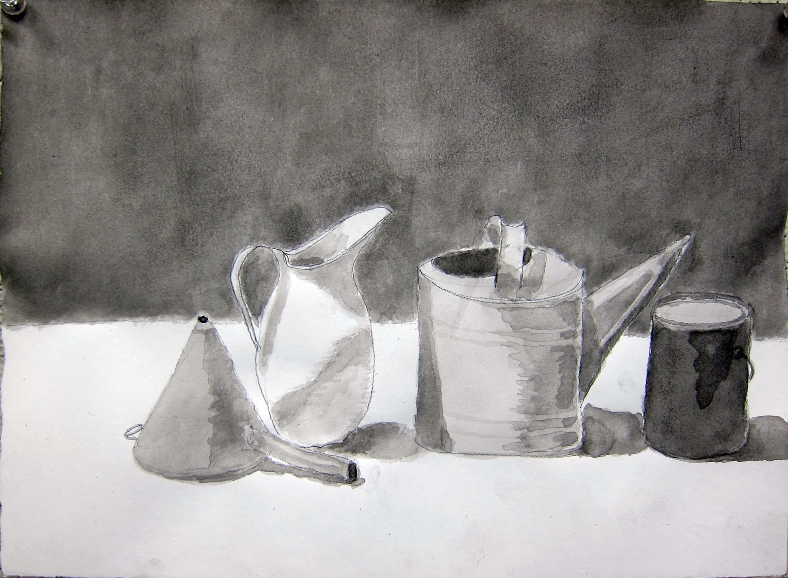 1600x1173 beginning drawing and composition with william smith ink - Wash Drawing