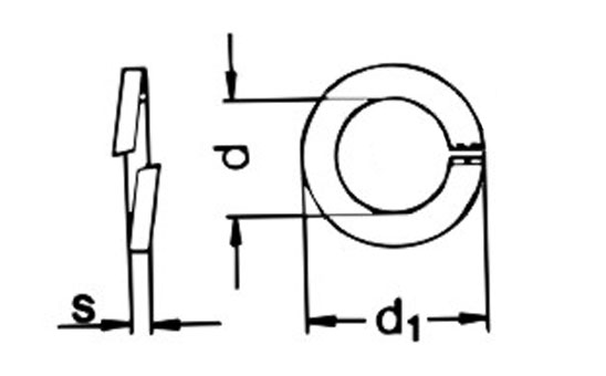 548x340 Spring Washer - Washer Drawing