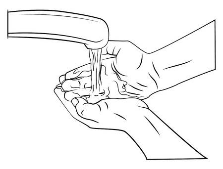 Washing Hands Drawing at PaintingValley.com | Explore collection of ...