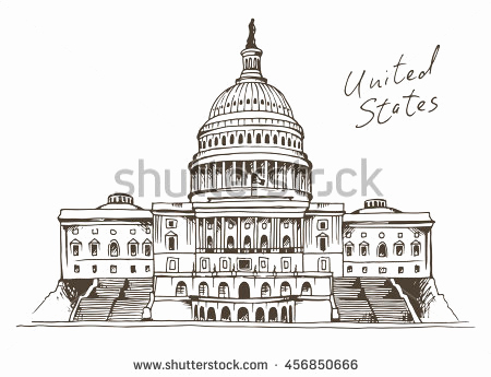 450x345 Vector Drawing Elegant Collection Of Washington Dc Capitol - Washington Dc Drawing