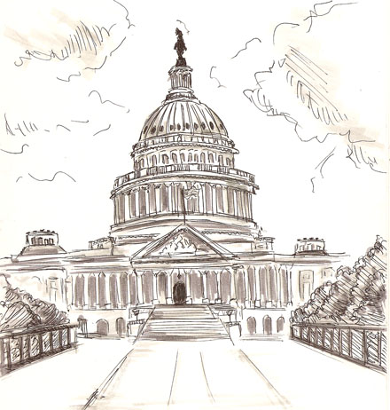 Washington Dc Drawing at PaintingValley.com | Explore collection of ...