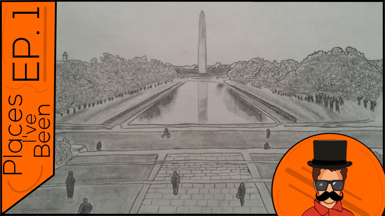 1280x720 places i've been washington monument - Washington Monument Drawing