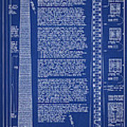 180x180 washington monument engineering drawing poster - Washington Monument Drawing