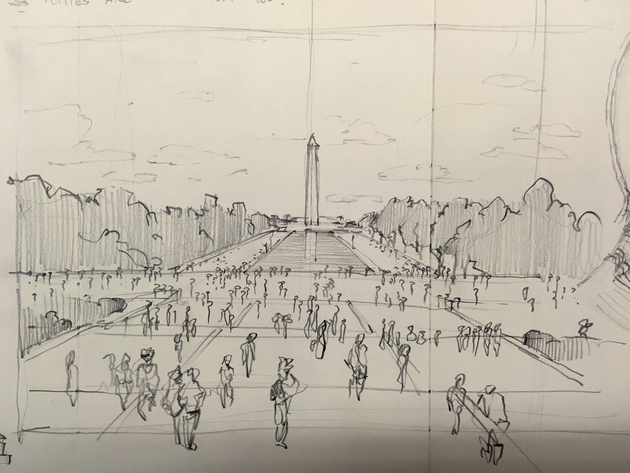 2048x1536 washington monument onsite sketch drawing - Washington Monument Drawing