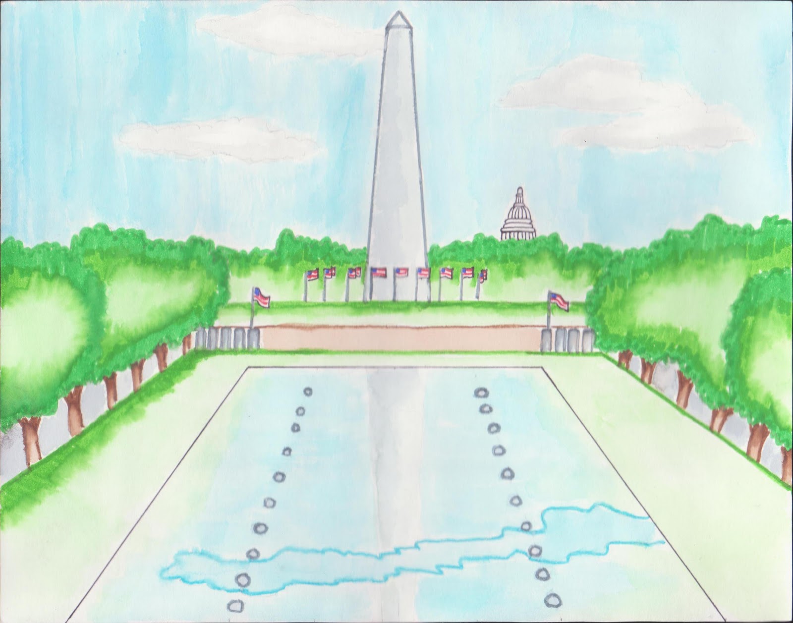 Washington Monument Drawing at Explore collection
