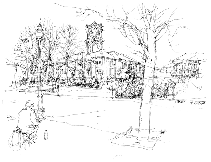 800x617 Washington State University Seeing Thinking Drawing - Washington State Drawing