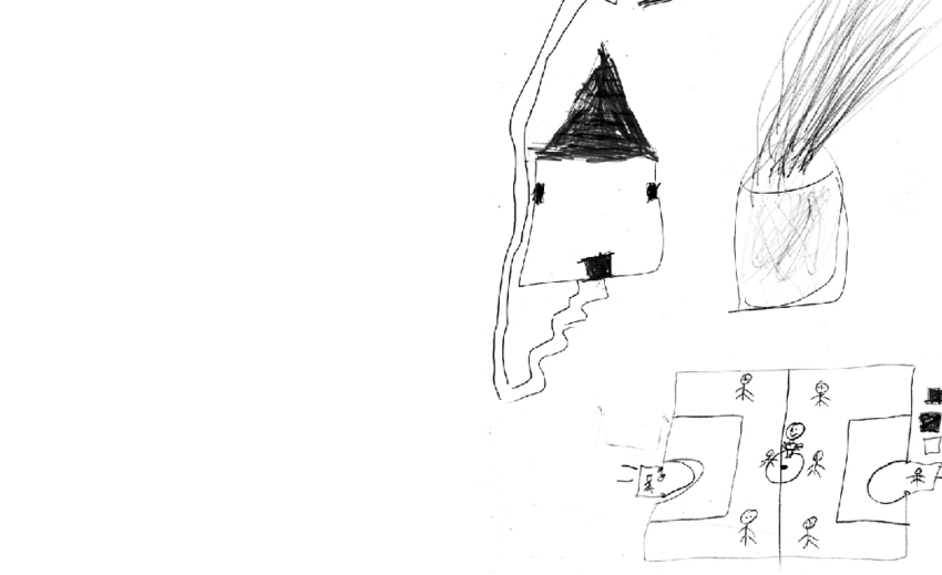 850x519 student's drawing including waste as part of his environment - Waste Drawing