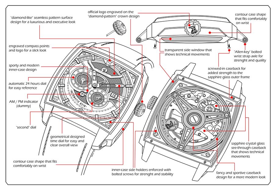 900x627 Entry - Watch Design Drawing