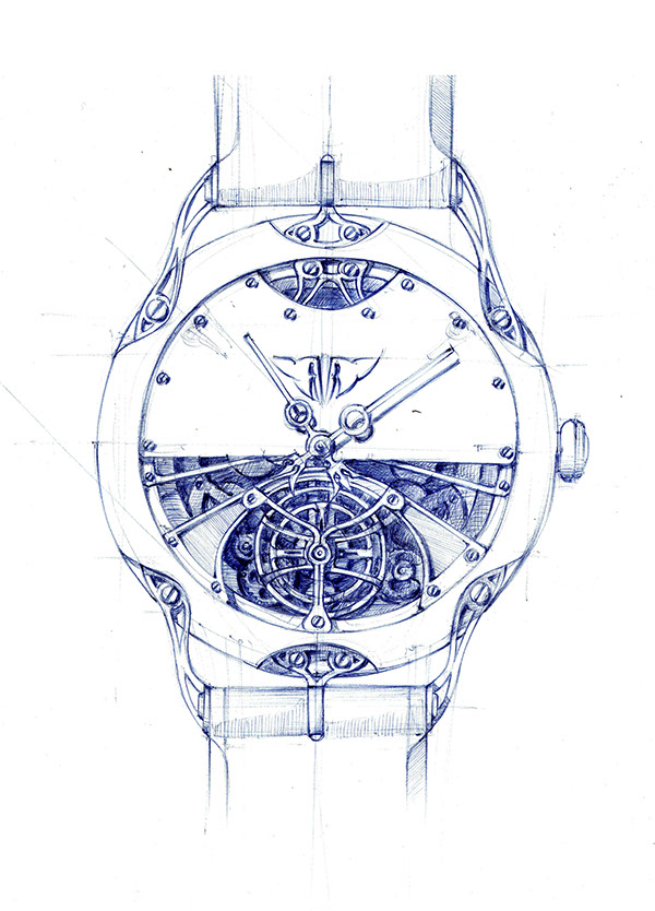 Watch Design Drawing at PaintingValley.com | Explore collection of ...