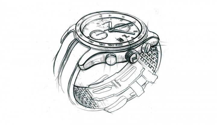 720x416 Porsche Design - Watch Design Drawing