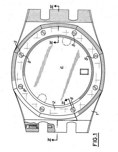 450x581 Us Patent - Watch Design Drawing