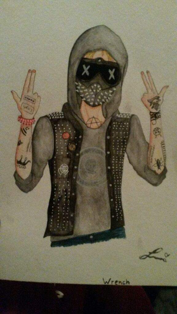 576x1024 wrench drawing!like if you know watch dogs! amino - Watch Dogs Drawing