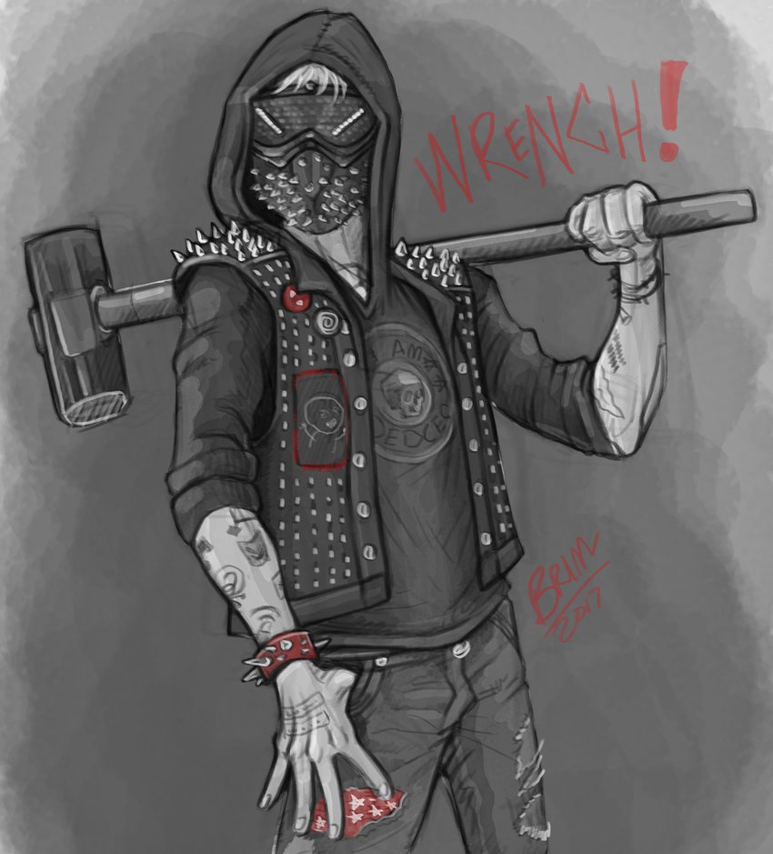 850x939 brimbrimbrimbrim on twitter i'm playing watch dogs and i dig - Watch Dogs Drawing