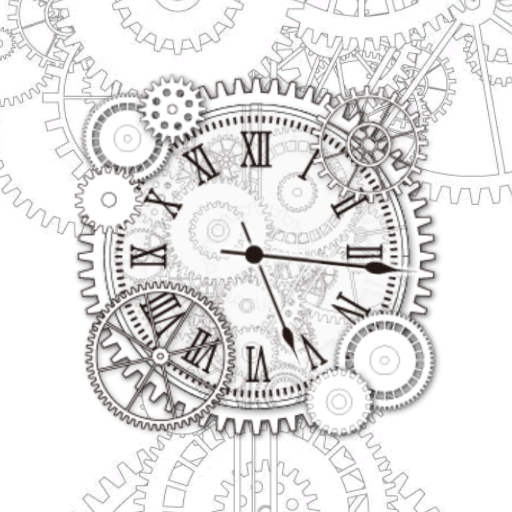 512x512 gears clocks drawing - Watch Gears Drawing