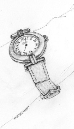 240x419 floating lemons drawing a watch! - Watch Pencil Drawing