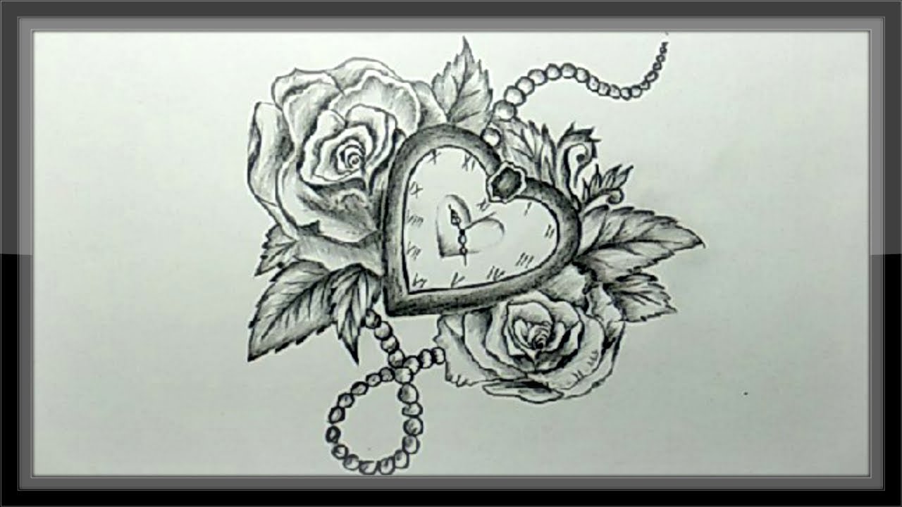 1280x720 Pencil Drawing - Watch Pencil Drawing