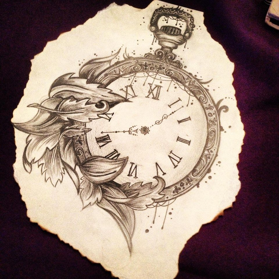 960x960 Pocket Watch Pencil Drawing - Watch Pencil Drawing