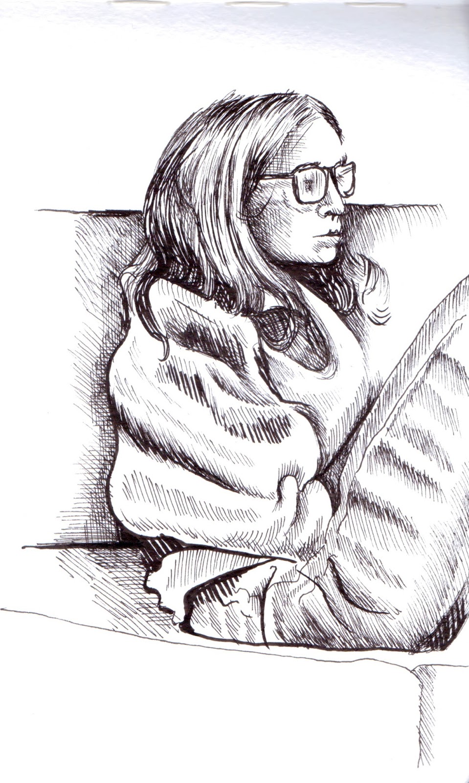 959x1600 Memory Box Watching Tv - Watching Tv Drawing