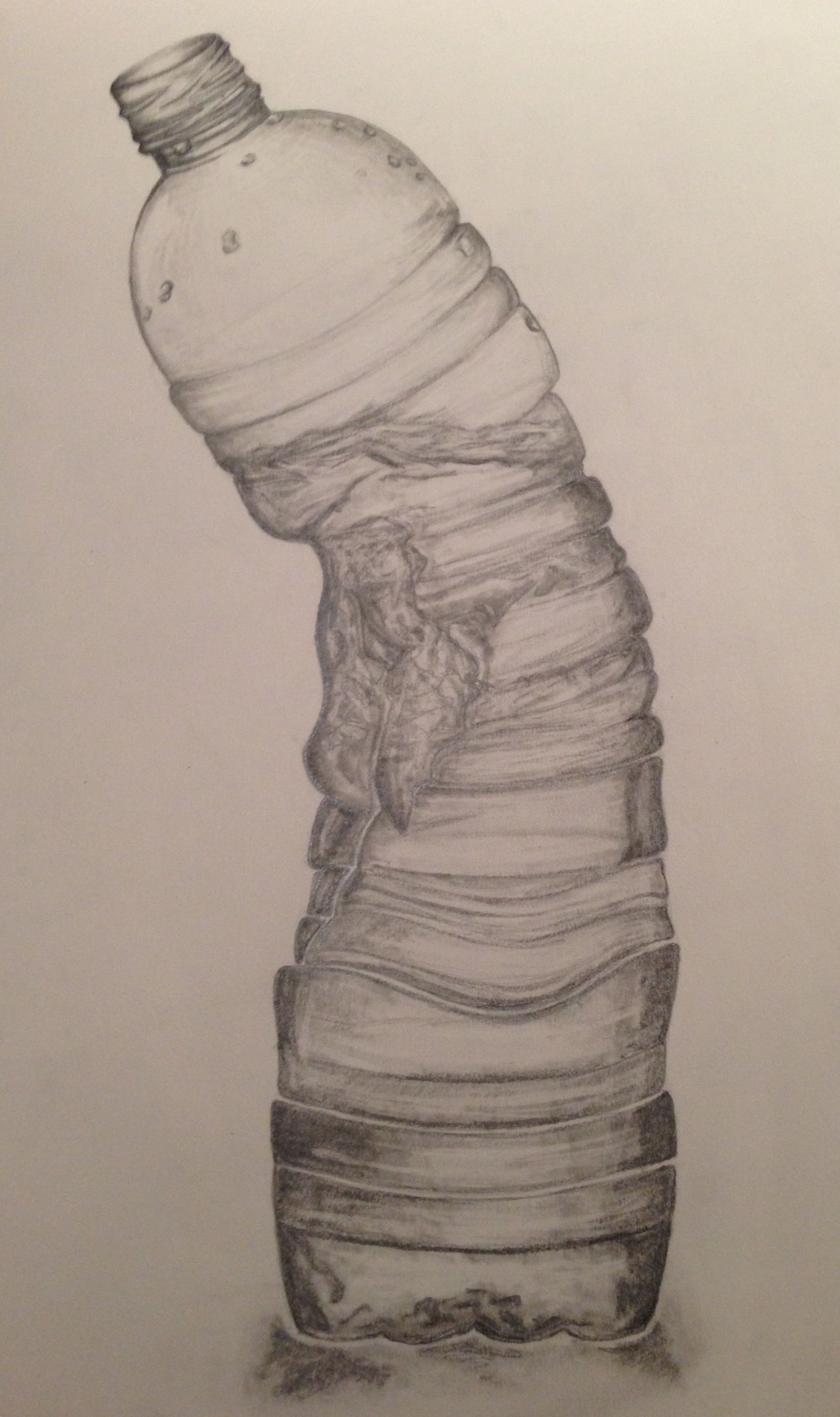 1888x3184 yay crushed plastic water bottle drawing team thief - Water Bottle Drawing