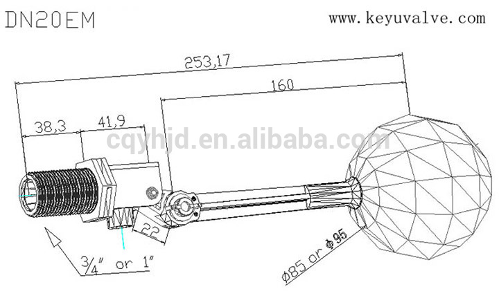 720x431 water storage tank float valve water cooler float valves - Water Cooler Drawing