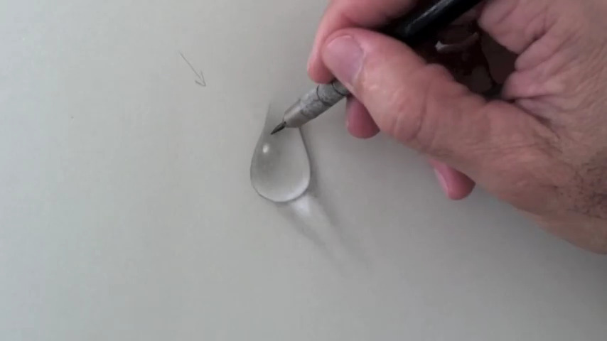 854x480 Water Droplet - Water Drawing Tutorial