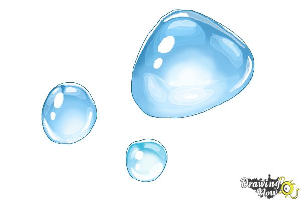 600x400 How To Draw Water Drops - Water Drop Drawing