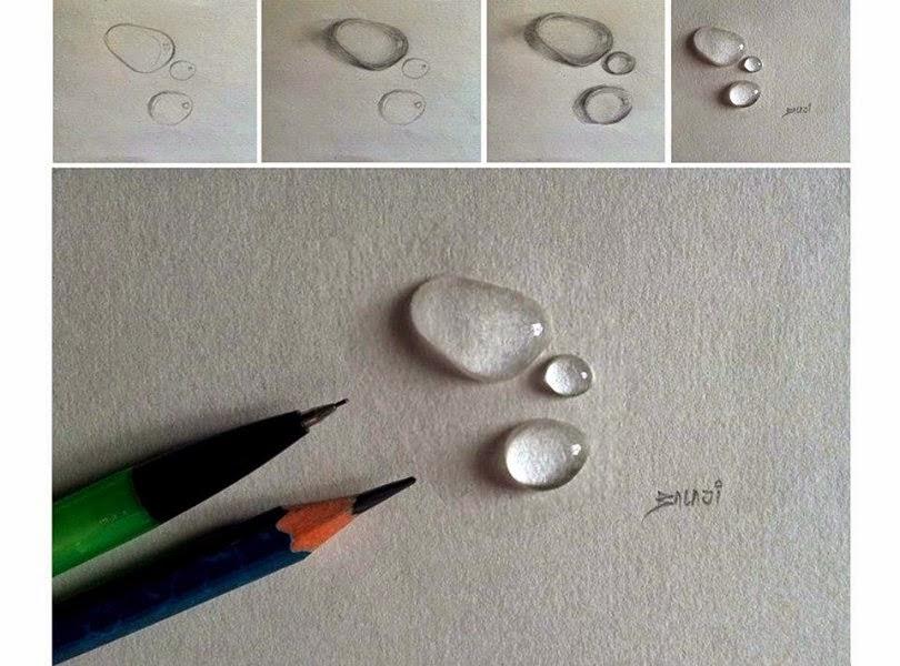 810x600 This Drawing Of A Water Droplet Woahdude - Water Drop Drawing
