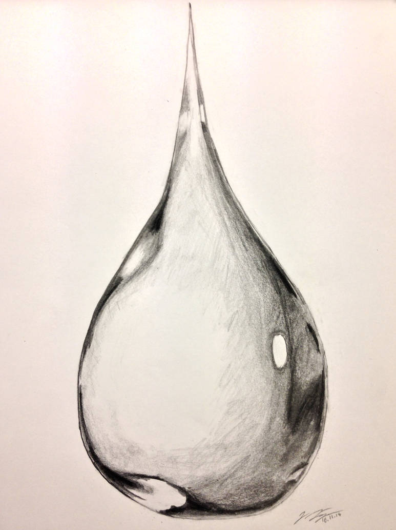 773x1033 water drop drawing - Water Drop Drawing