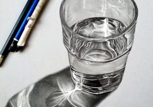 300x210 Real Pencil Drawing Water How To Draw Realistic Water Drop - Water Drop Pencil Drawing