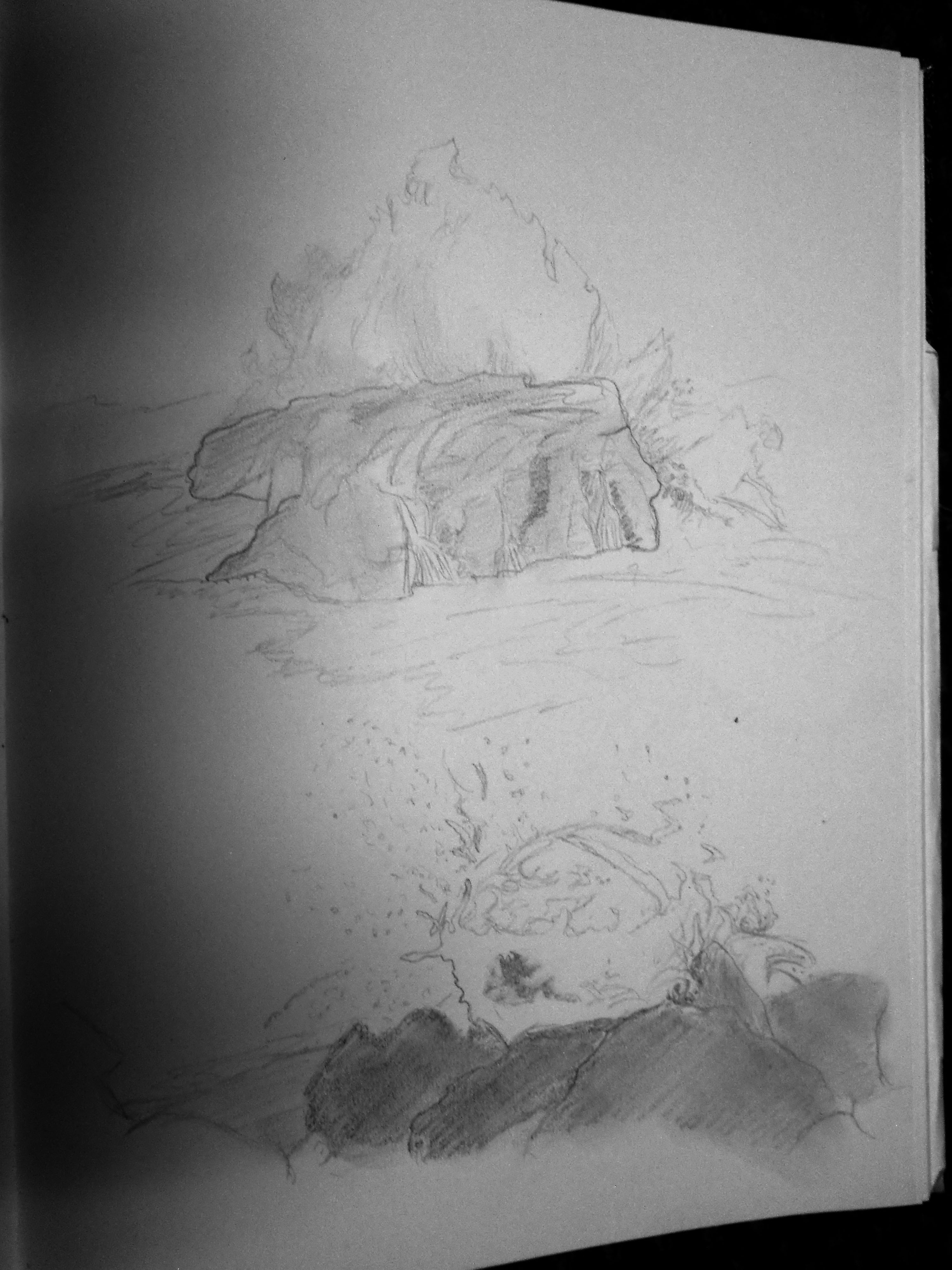 3000x4000 Nicer Drawings Lost In My Imagination - Water Effect Drawing