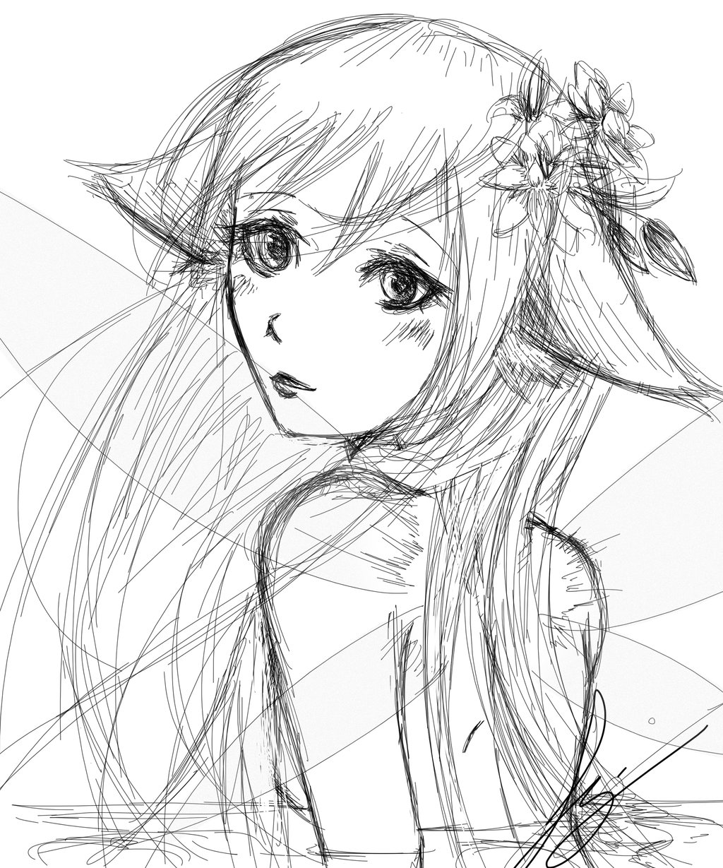 1024x1229 Water Fairy Drawing - Water Fairy Drawing