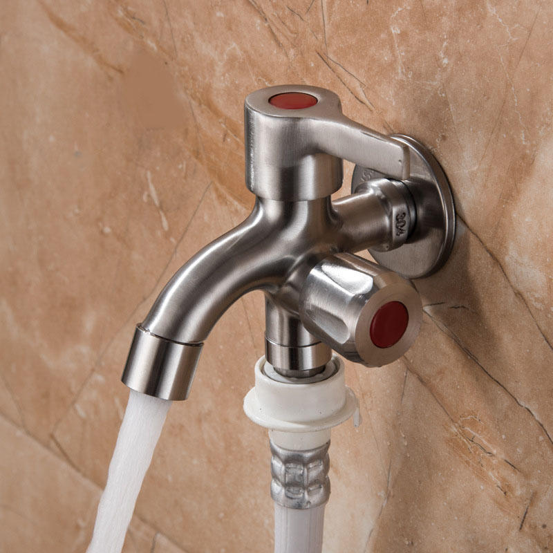 800x800 multifunctional sink stainless steel brushed double tube drawing - Water Faucet Drawing