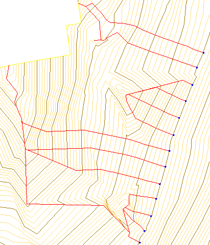 411x481 About Drawing Surface Water Drop Paths Civil Autodesk - Water Flow Drawing