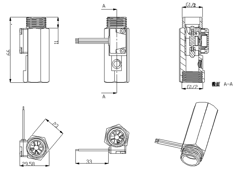 792x565 Water Flow Sensor Yf - Water Flow Drawing