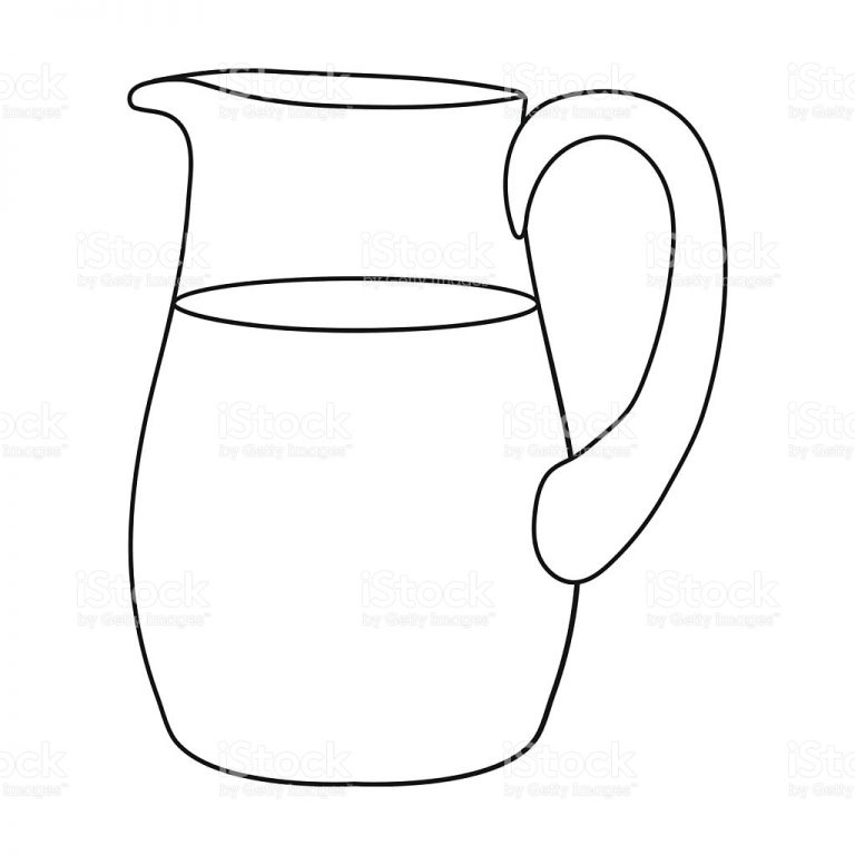 768x768 pitcher clipart water jug - Water Jug Drawing