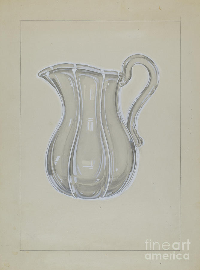 668x900 Water Pitcher Drawing - Water Jug Drawing