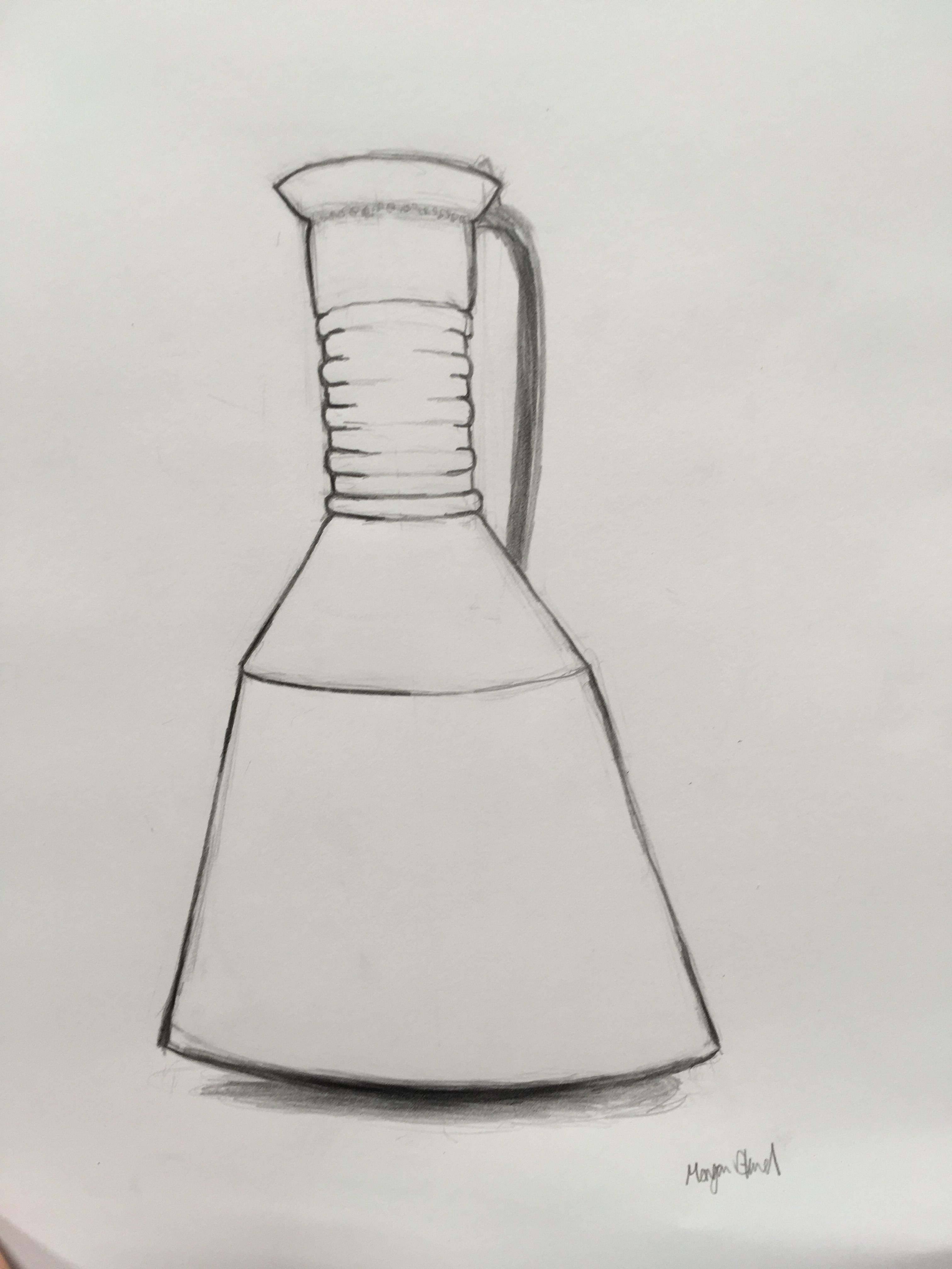 3024x4032 water jug practicing drawing in proportion - Water Jug Drawing