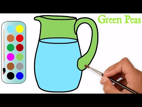 480x360 Download How To Draw A Water Jug Water Jug Drawing Easy - Water Jug Drawing