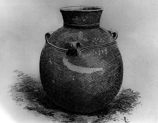616x480 ethiopian earthenware water jug drawing, paris, france, bh - Water Jug Drawing