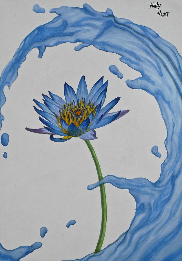 628x900 the water lily drawing - Water Lily Drawing