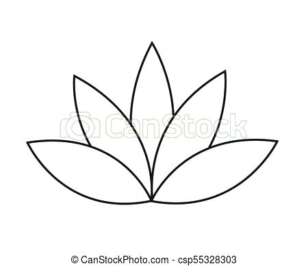 450x389 Vector Images Illustrations And Isolated Elegant White Lily - Water Lily Flower Drawing