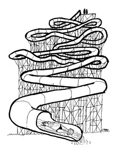 228x300 Water Park Drawings Fine Art America - Water Park Drawing