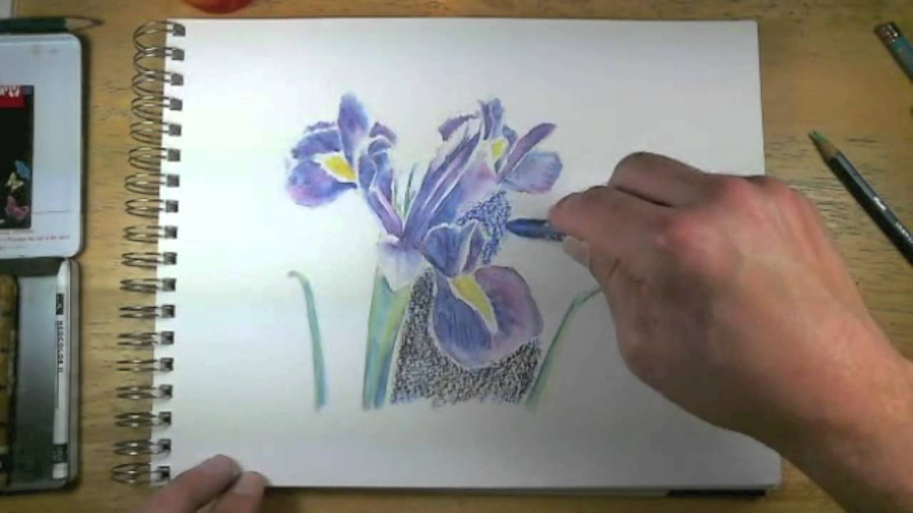 1280x720 Water Pencil Drawings And How To Draw With Watercolor Pencils - Water Pencil Drawing